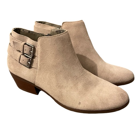 Sam Edelman Buckle Petal Booties in Tan Size 7.5 - Picture 3 of 9